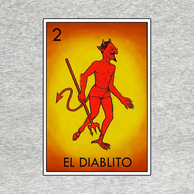 Loteria El Diabo Mexican Icon by Cabezon